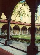 View of the Convent of San Marco, ANGELICO  Fra